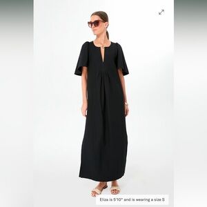 Pomander Place Black Finley Flutter Sleeve Maxi Dress